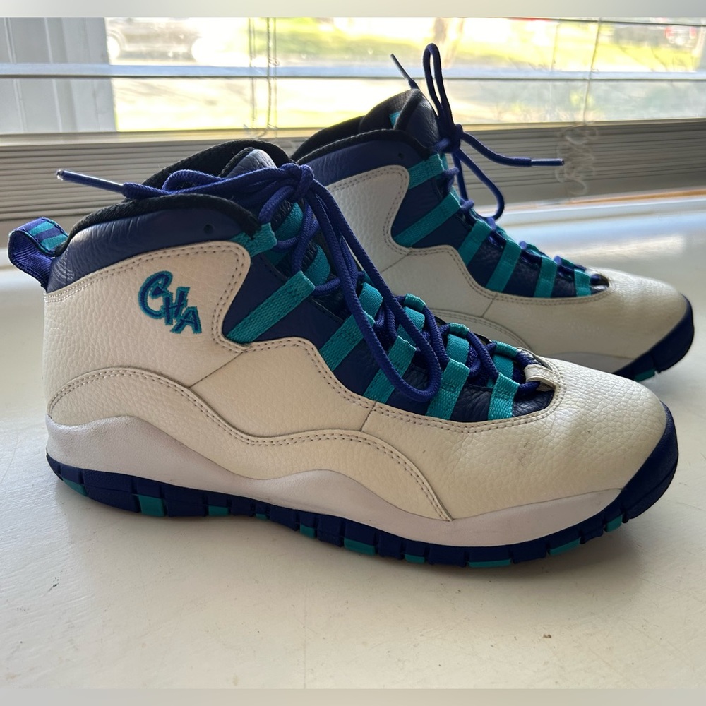 Air Jordan 10 2016 Retro 'Charlotte Hornets' Size 6.5